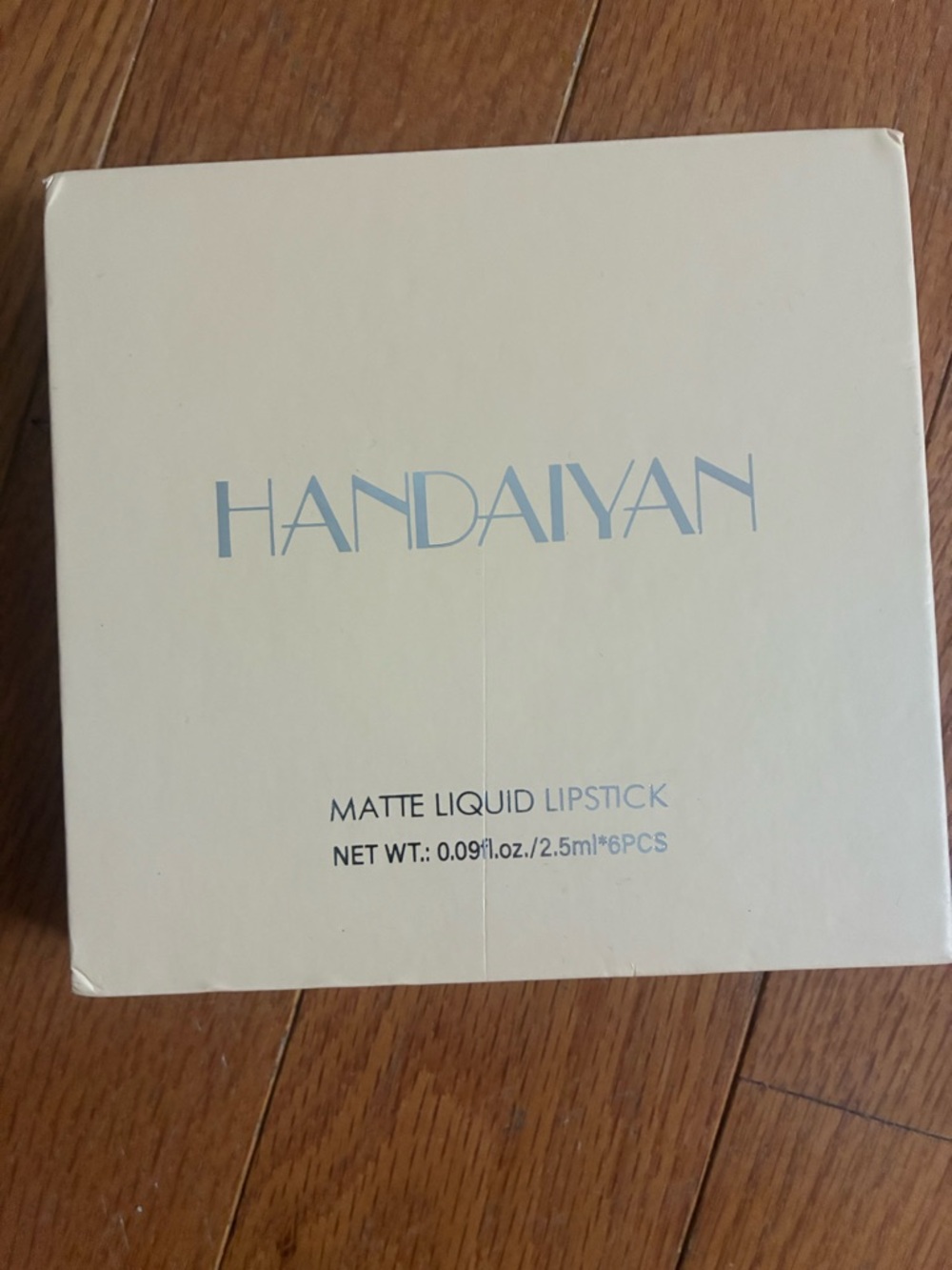 Handaiyan Matte Liquid Lipstick Set - Cream & Light Blue Packaging